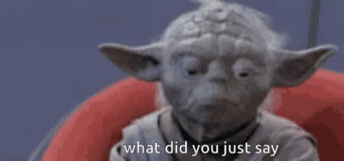 What Did You Just Say Yoda GIF - What Did You Just Say Yoda Star Wars GIFs