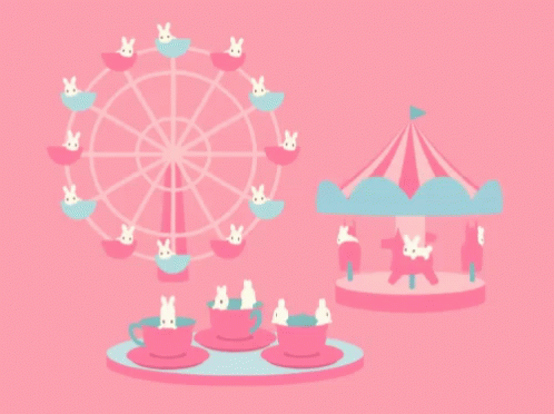 Amusement Park Fun GIF - Amusement Park Fun Pink GIFs
