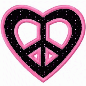 Hearts Peace GIF