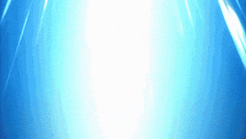 a blue background with a white stripe on the right