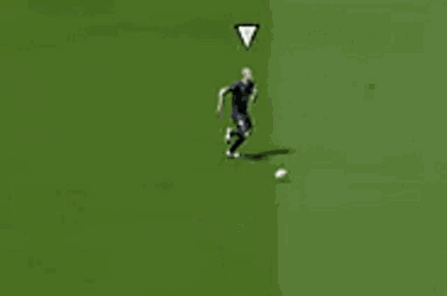 a soccer game is being played with the words computer says no