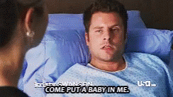 Shawn Spencer Come Put A Baby In Me GIF - Shawn Spencer Come Put A Baby In Me Psych GIFs