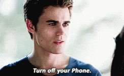 Silas Tvd GIF - Silas Tvd Turn Off Your Phone GIFs