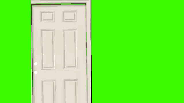 a cartoon boxing glove is hitting a door
