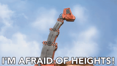 Im Afraid Of Heights Skya GIF - Im Afraid Of Heights Skya Dinotrux GIFs