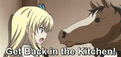 Get Back In The Kitchen GIF - Anime Getback In The Kitchen Slap GIFs