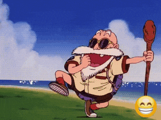 a man with a beard and sunglasses is holding a stick