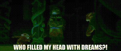 a blurry picture of a person 's head with the words `` who filled my head with dreams '' .