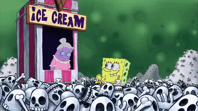 Spongebob Movie GIF - Spongebob Movie Ice Cream GIFs