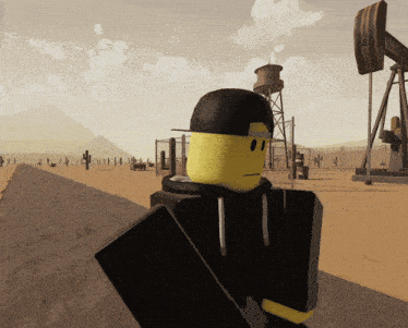 a roblox character wearing a black hat and black hoodie