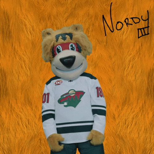 Minnesota Wild Nordy GIF - Minnesota Wild Nordy Thumbs Down GIFs