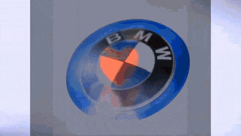 a bmw logo is displayed on a white background