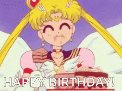 Happy Birthday Anime GIF - Happy Birthday Anime Sailor Moon GIFs