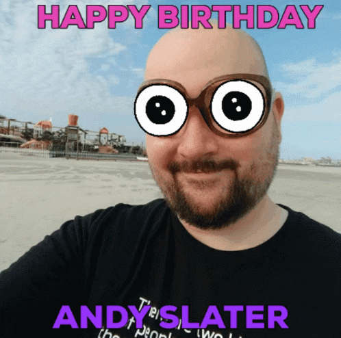 Happy Birthday Andy Slater GIF - Happy Birthday Andy Slater Smiles GIFs