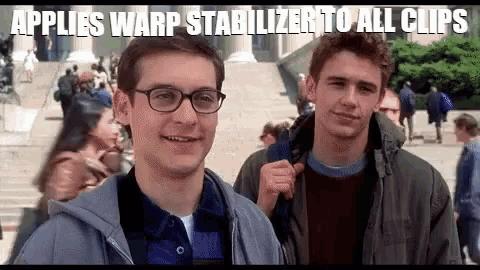 Warp Stabilizer GIF - Warp Stabilizer Steadicam GIFs