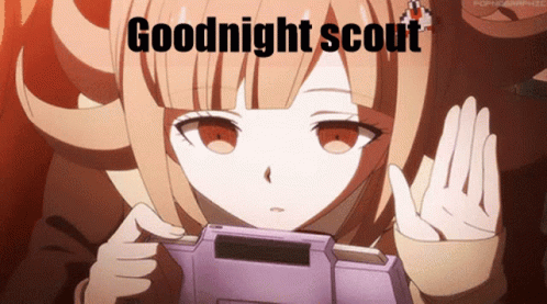 Goodnight Scout Danganronpa GIF - Goodnight Scout Danganronpa Goodnight GIFs