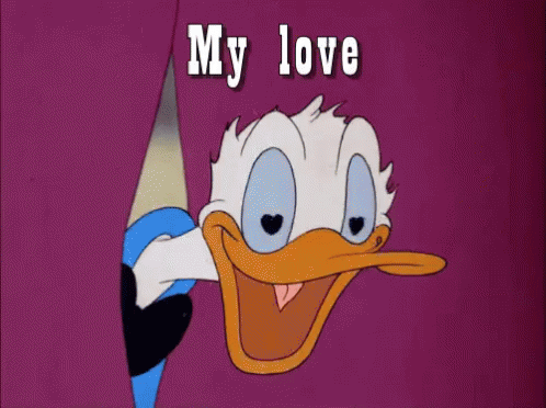 My Love GIF - My Love Donald Duck GIFs