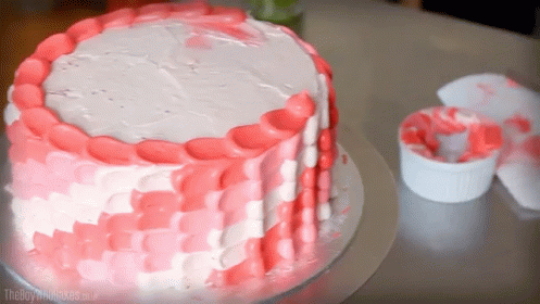 Ombre Cake GIF