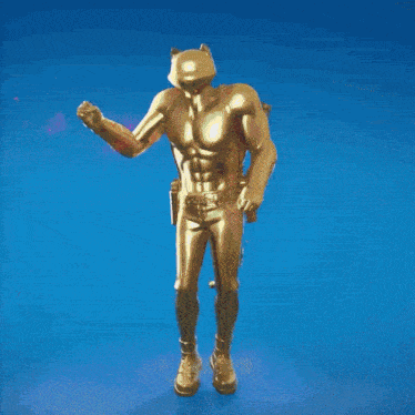 a cartoon character with a cat tail is dancing with his arms outstretched
