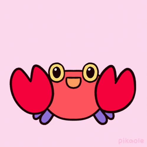 Hearts Crabby Crab GIF - Hearts Crabby Crab Pikaole GIFs