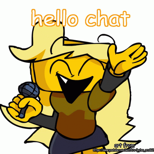 Hello Chat Hello Chat Gif GIF - Hello Chat Hello Chat Gif Fnf GIFs
