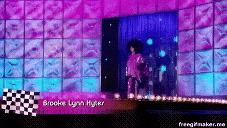 a brooke lynn hyter is standing on a stage