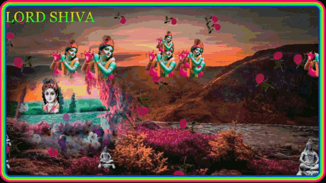 Jai Sh Krishna Roses GIF - Jai Sh Krishna Roses Flowers GIFs