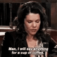 Gilmore Girls Coffee GIF
