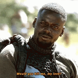 Would You Kill Me Black Panther GIF - Would You Kill Me Black Panther W Kabi GIFs