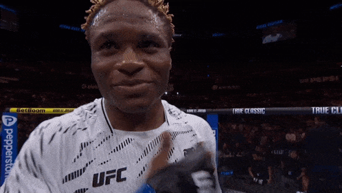 a man wearing a shirt that says ufc