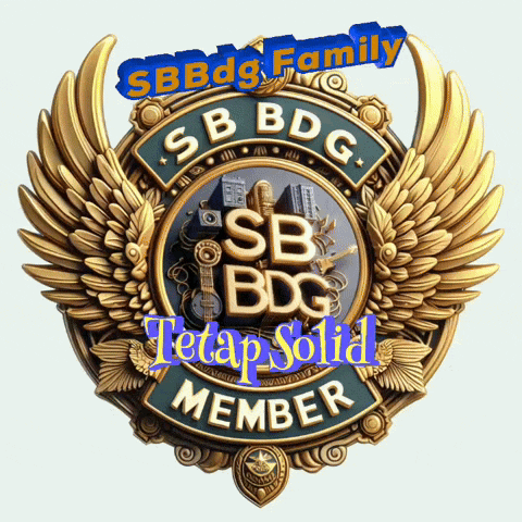 a badge that says sbbdg family sb bdg tetap solid member