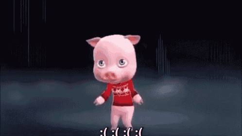 Porquinho Com Saudades GIF - Pig Talking Sad GIFs