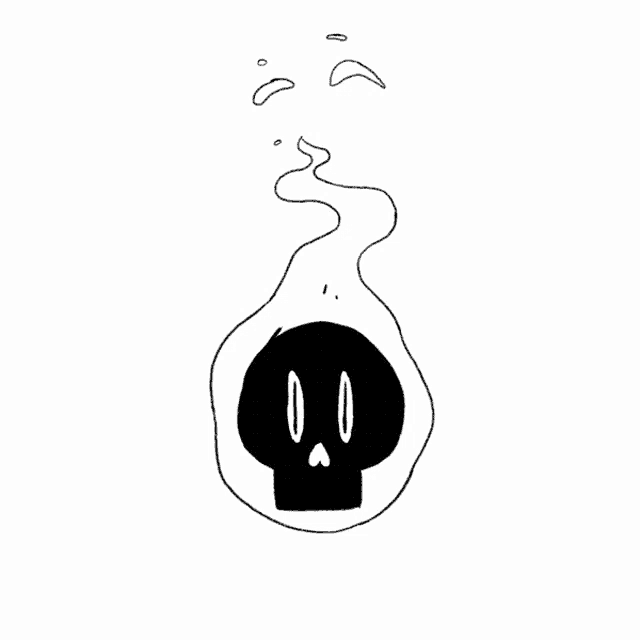 Roasted Skull GIF