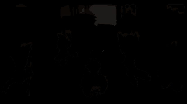 a black and white drawing of a man laying on the ground