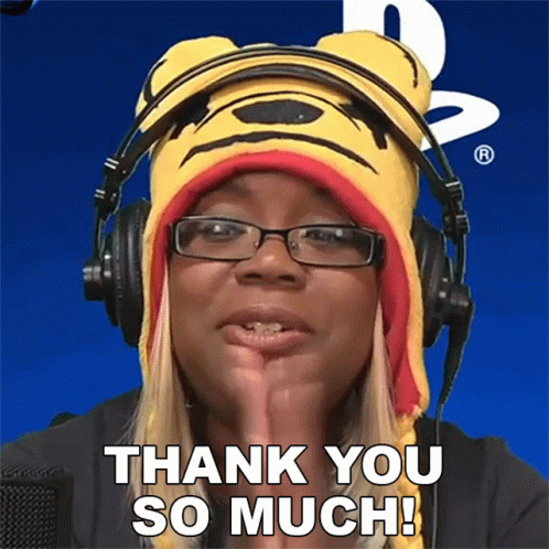 Thank You So Much Aychristenegames GIF - Thank You So Much Aychristenegames Tysm GIFs