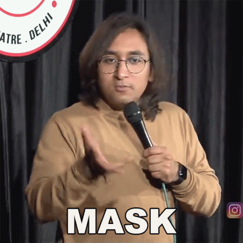 Mask Appurv Gupta GIF - Mask Appurv Gupta Delhi Pollution GIFs