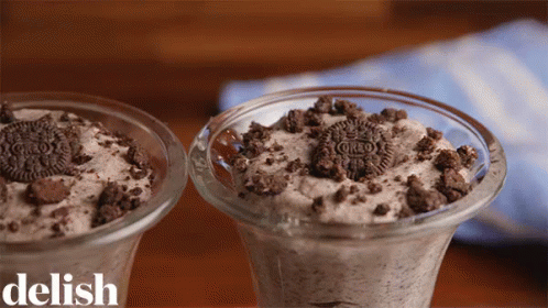 Cookies And Cream Mousse GIF - Cookies And Cream Oreo Oreos GIFs