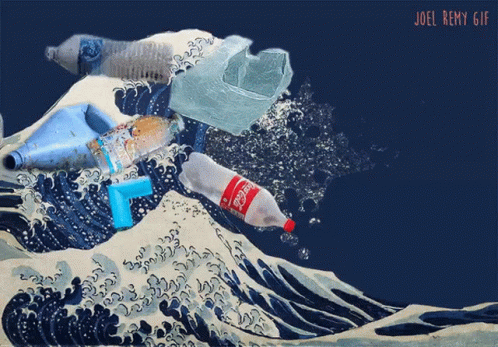Hokusai Trash GIF - Hokusai Trash Vague GIFs