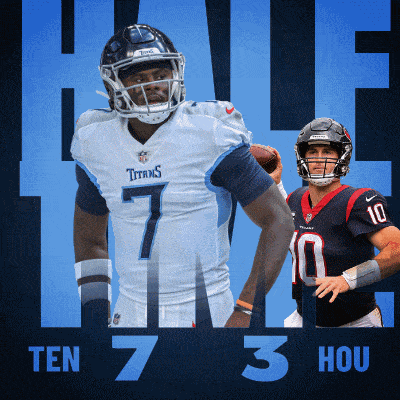 a titans football player and a texans football player