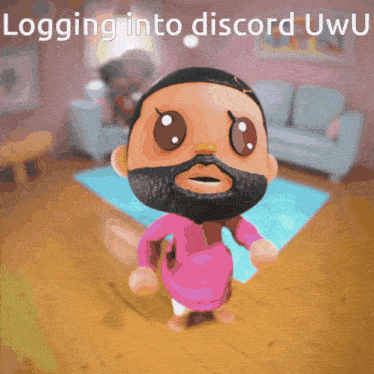 Drake Discord Logging Into Discord GIF - Drake Discord Logging Into Discord Drake Anime GIFs