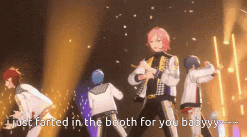 I Just Farted In The Booth For You Baby Crazy B GIF - I Just Farted In The Booth For You Baby Crazy B Enstars GIFs