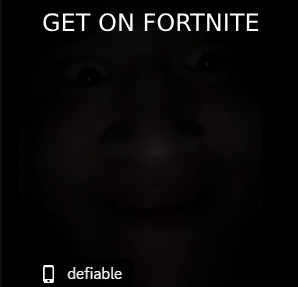Get On Fortnite Defiable GIF