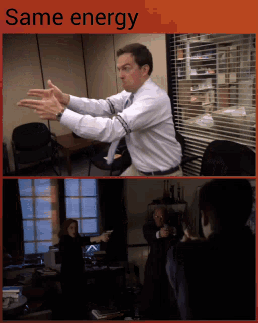 The X Files And The Office Same Energy Meme GIF - The X Files And The Office Same Energy Meme GIFs