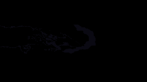 a bright white object in the middle of a dark space