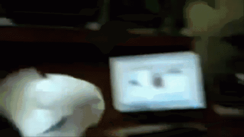 a blurred image of a computer screen with a few lines on it
