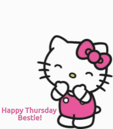 Hello Kitty Thursday Morning GIF - Hello Kitty Thursday Morning Bestie GIFs
