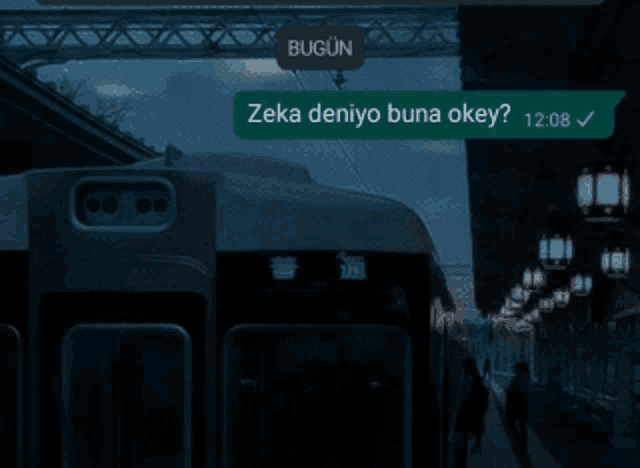 a text message from zeka deniyo buna okey