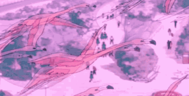 Flamingo Pink GIF - Flamingo Pink Anime GIFs
