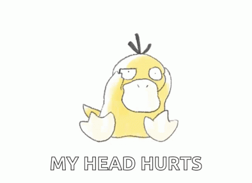 Headache Psyduck GIF - Headache Psyduck Pokemon GIFs