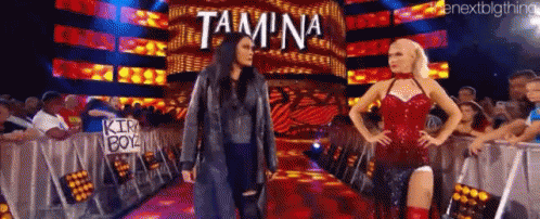 Tamina Lana GIF - Tamina Lana Entrance GIFs